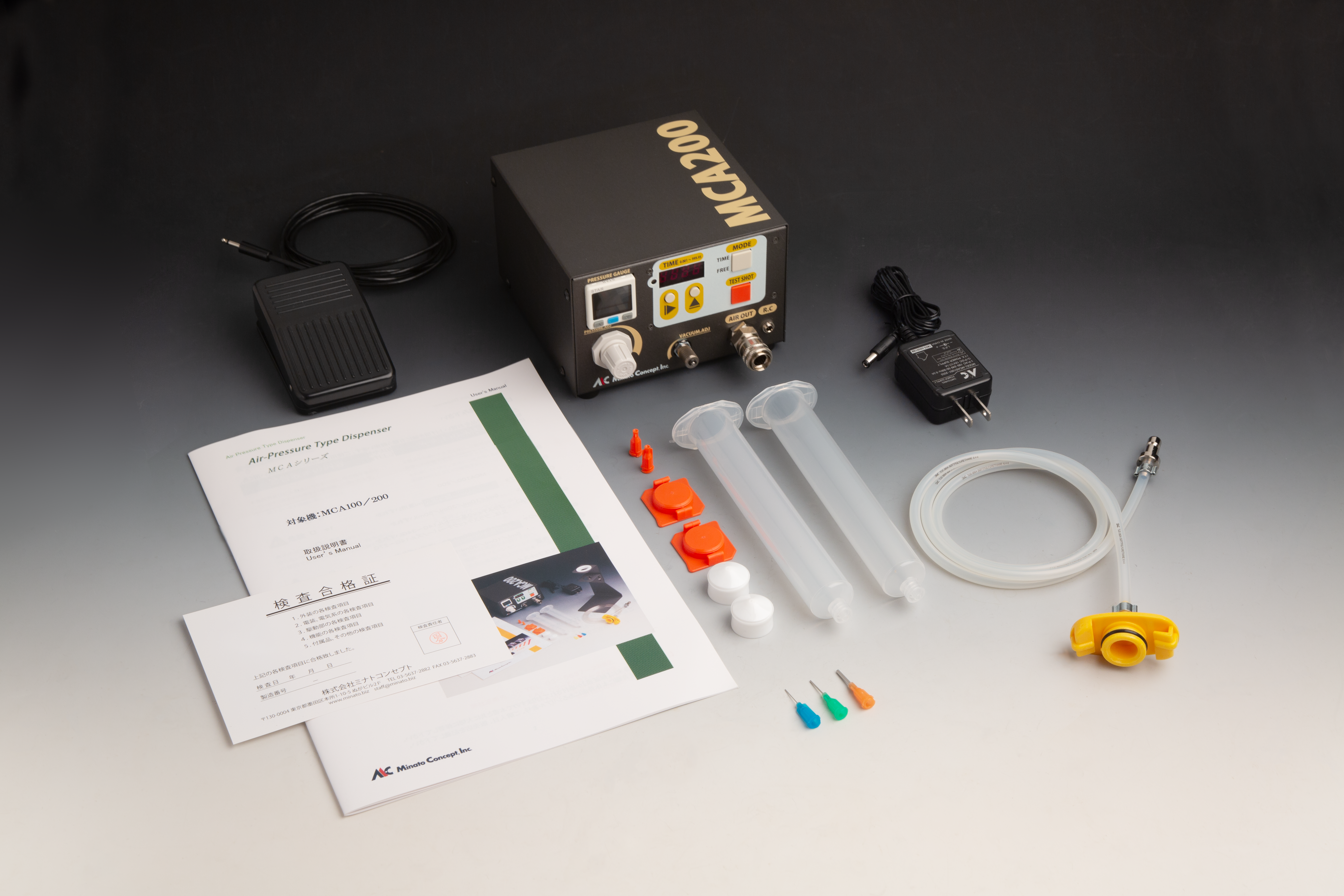 エア加圧制御型ディスペンサ | 株式会社ミナトコンセプト  